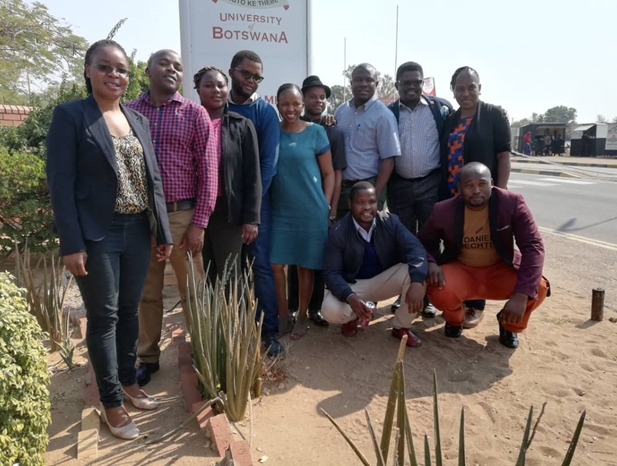 Photo of DRCP participants at the Botswana Study School