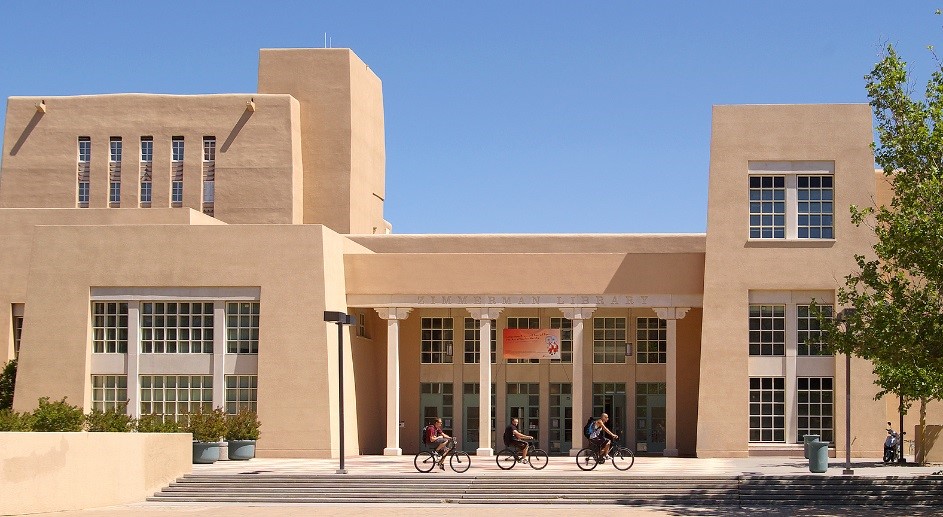 Historic Zimmerman Library at UNM
