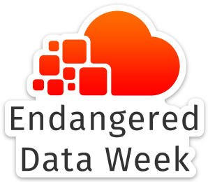 Endangered Data Week logo